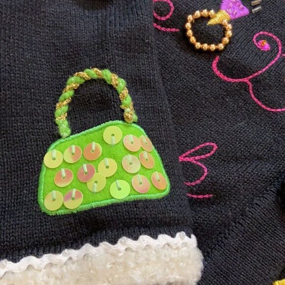 BEREK by Takako  Sakon NWOT embroidered Born to Shop Cardigan M - Picture 12 of 12